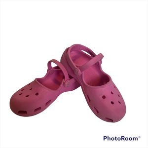 COPY - Pink Crocs Karin Clog Mary Jane size 12 C
